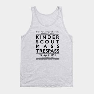 Kinder Scout Mass Trespass 1932 Tank Top